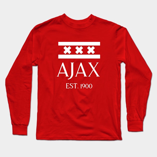 ajax white Long Sleeve T-Shirt by VRedBaller